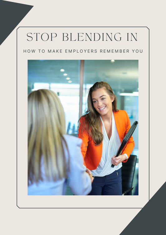 Stop Blending In